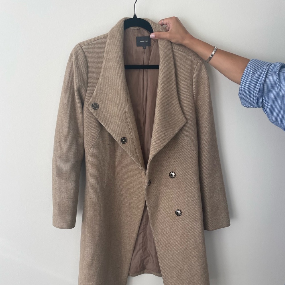 Used luxury woman’s pea coat